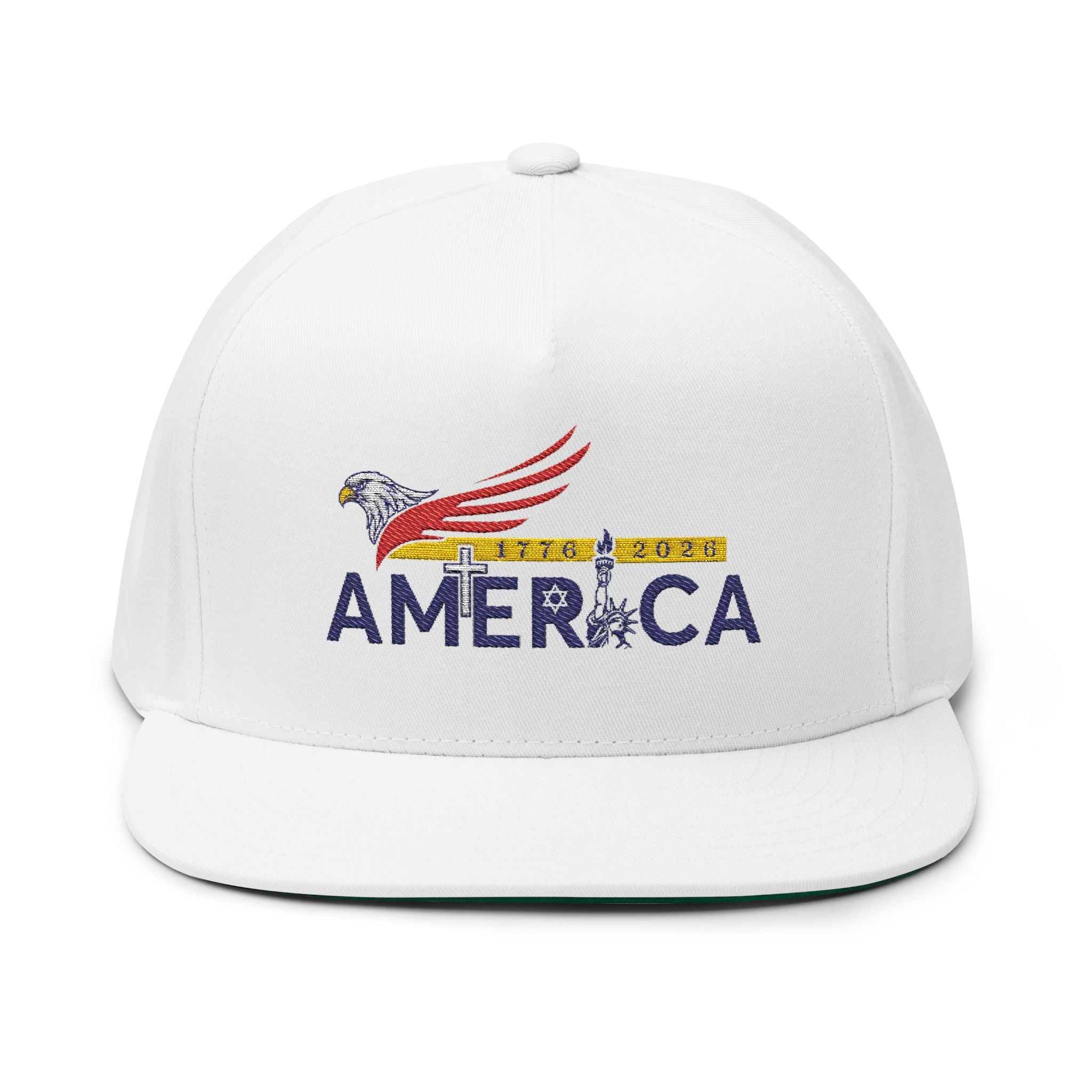 America 250 - Embroidered Cap - White