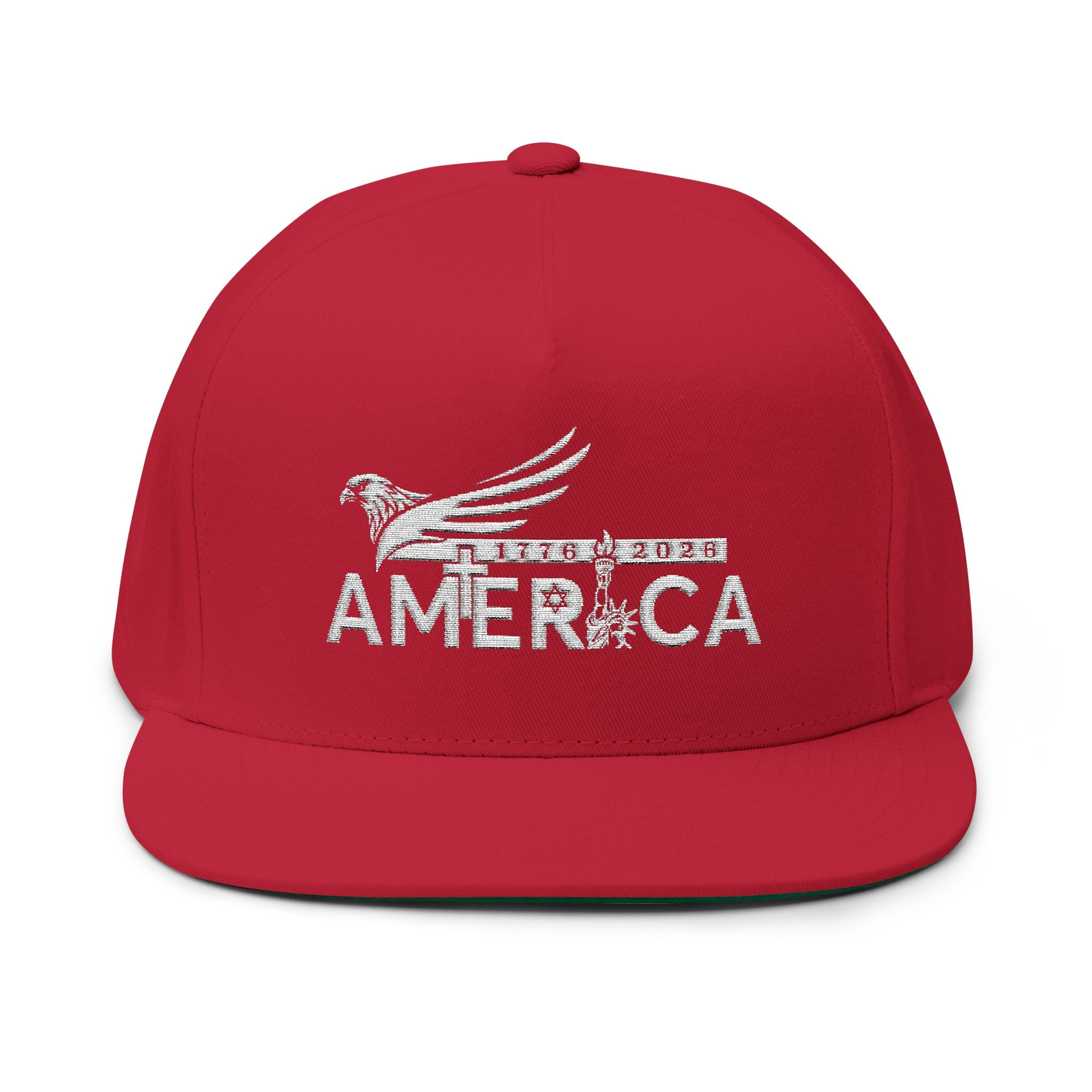 America 250 - Embroidered Cap - Red